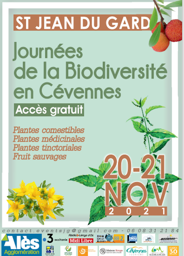 Affiche fête de la biodiversité Saint-Jean-du-Gard