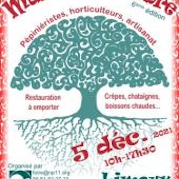 Affiche Marché de l'Arbre Limoux organisé par Nature et Progrès Aude (11).